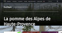 Desktop Screenshot of pomalpes.com